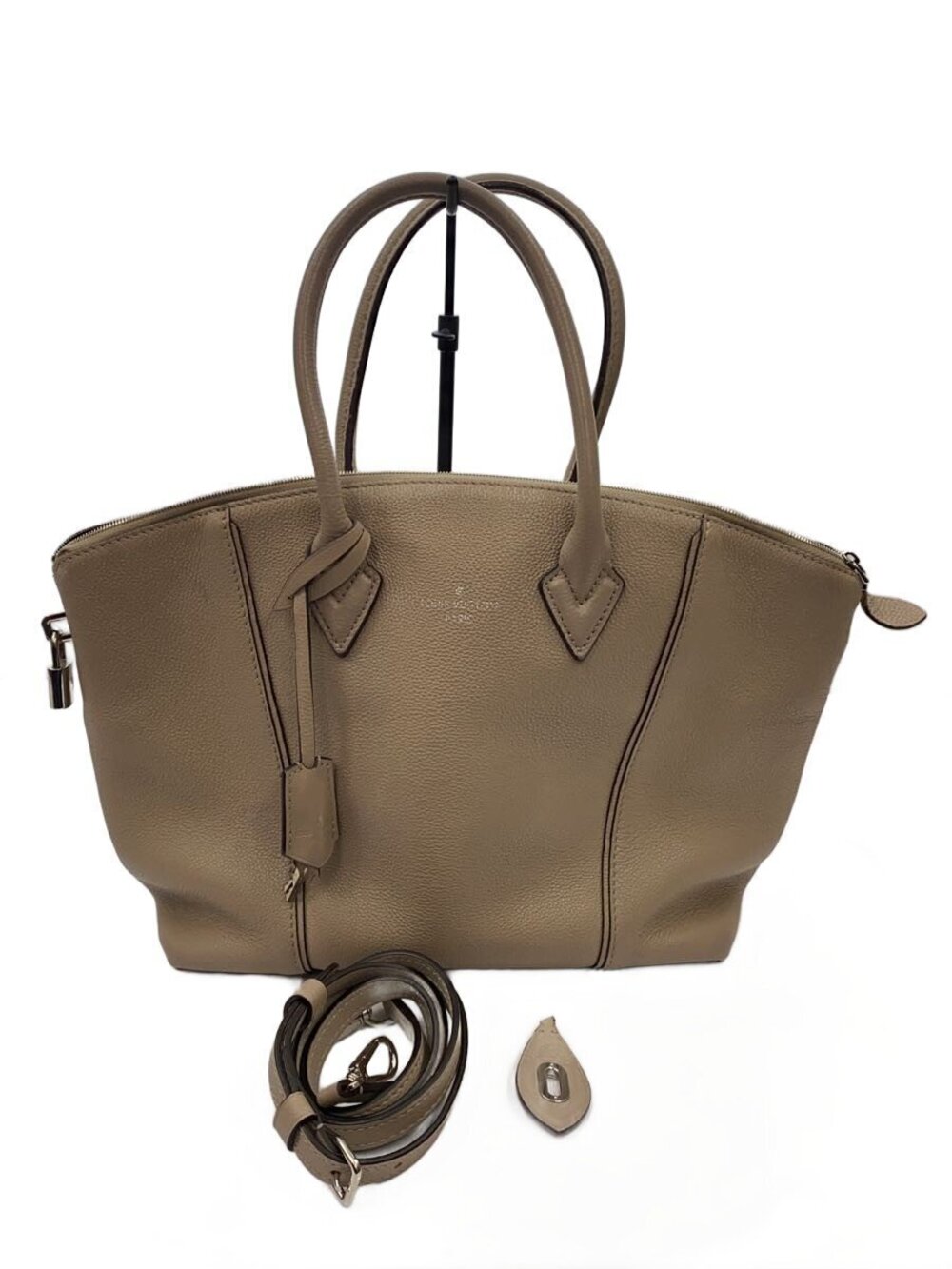Louis Vuitton Lockit Parnassa Leather Beige Tan